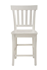 Madaket - Slatback Stool (Set of 2) - Distressed Off-White