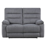 Cozy - Manual Recliner Loveseat - Gray