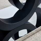 Contemporary Style Glass Top Coffee Table