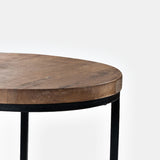 Global Archive - Warner Round Nesting Tables - Rustic Brown