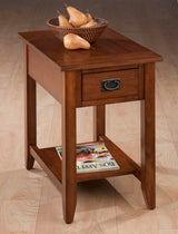 Nash - Chairside Table - Mission Oak