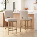 Counter Stools (Set of 2) - Wheat