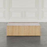 Laurel Cr. Block CT w/Casters Nat