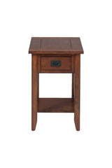 Nash - Chairside Table - Mission Oak