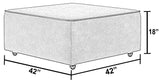 Nico - Castered Cocktail Ottoman