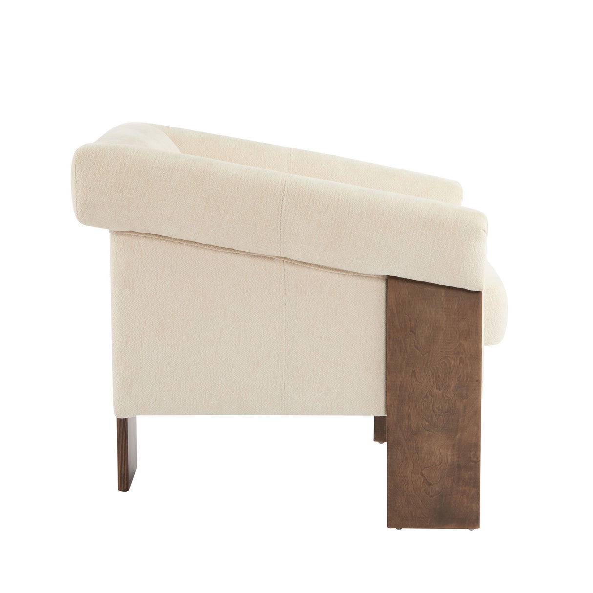 Sierra - Vintage Modern Accent Chair With Deep Cushions And Wide Armrests