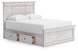 Makidern - Panel Storage Bed