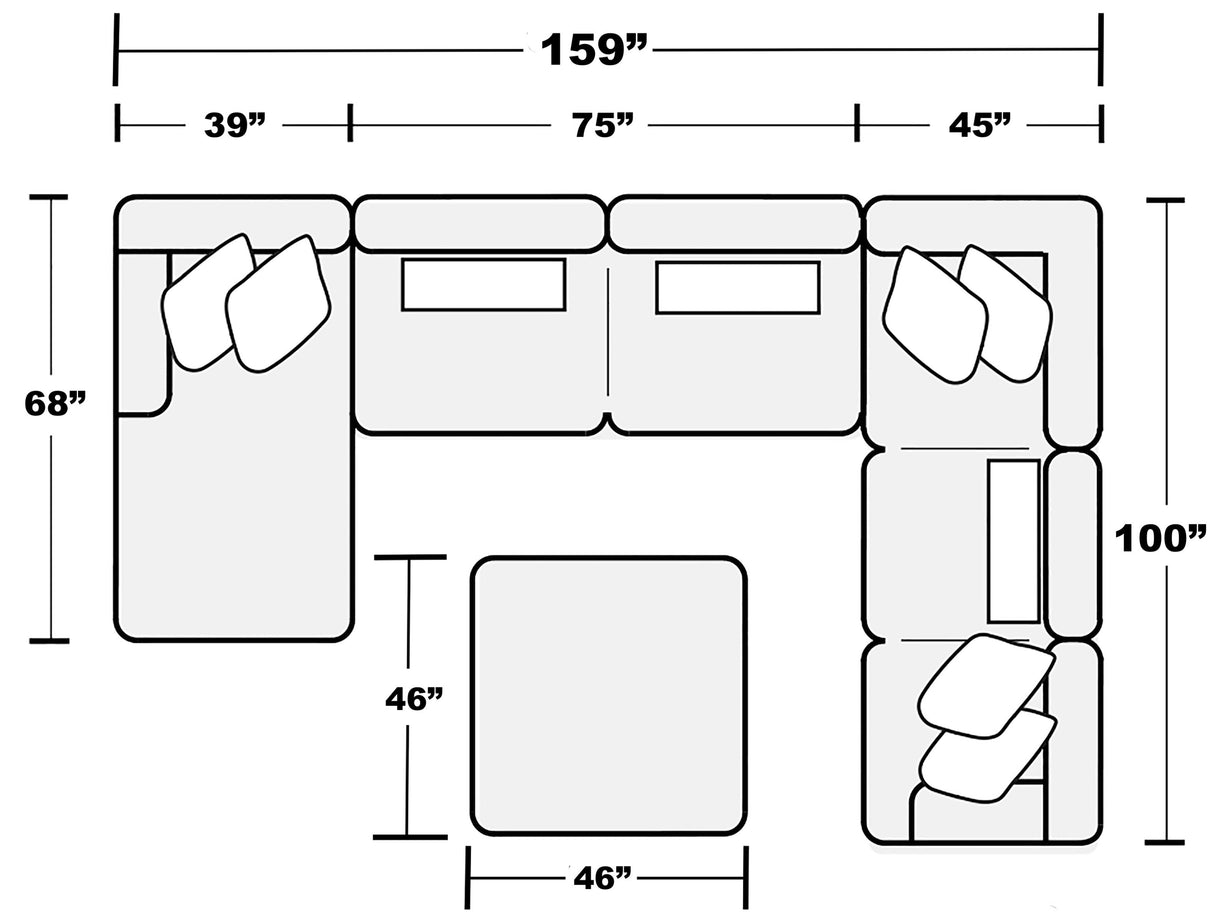 Logan - Upholstered Sectional Set