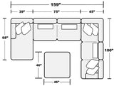 Logan - Upholstered Sectional Set