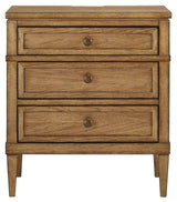 Sharlance - Brown - Three Drawer Night Stand