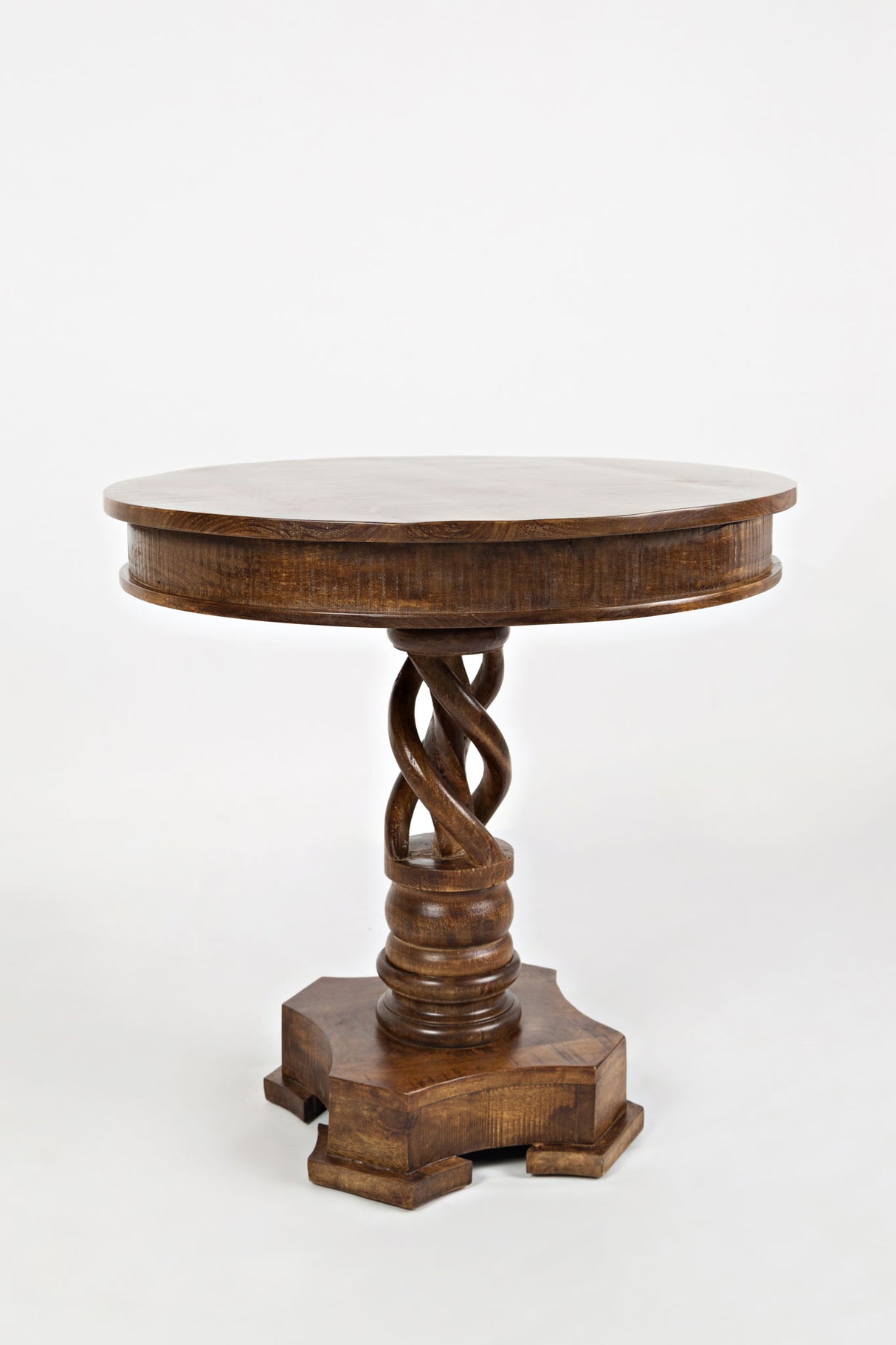 Global Archive - Gwen Pedestal Table - Brown