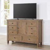 Riverdale - 6 Drawer Dresser - Brown