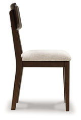 Mallenette - Merlot - Dining Upholstered Side Chair (Set of 2)