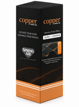Copper by Spring Air Contour Pillow - packaging