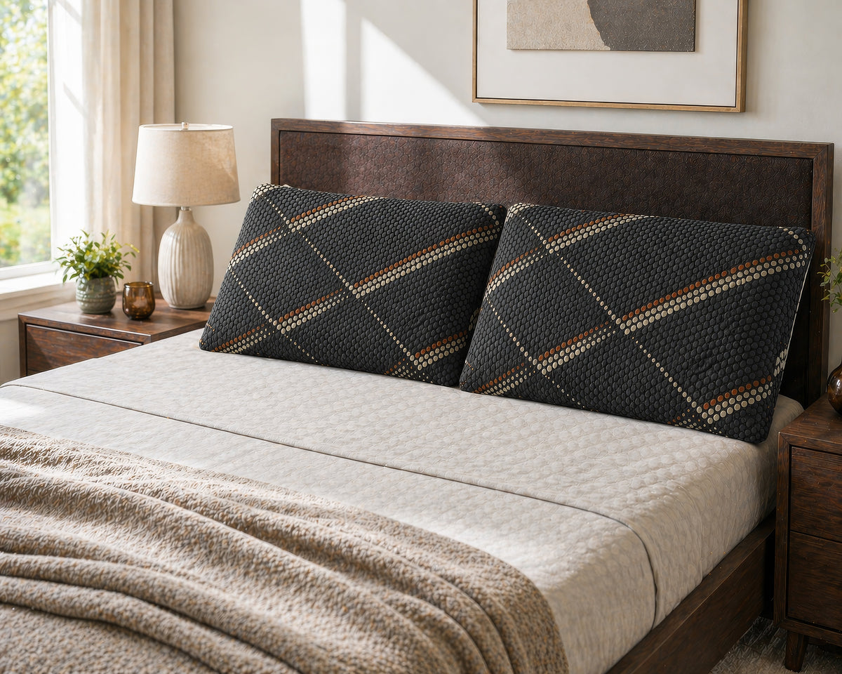 Copper by Spring Air Standard Pillow - lifestyle bedroom setting
