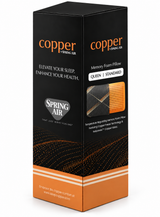Copper by Spring Air Standard Pillow - packaging