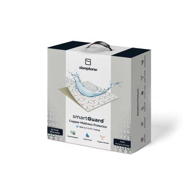smartGuard Copper Mattress Protector packaging box