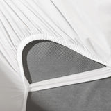 Copper Mattress Protector corner detail showing fitted skirt