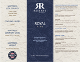 Luxuriously designed, the Reserve Royal Cushion Firm Mattress offers unparalleled comfort and cooling support.