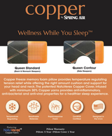 Copper by Spring Air Memory Foam Pillow