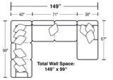 Crawford - Sectional With Accent Pillows