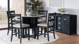 Altamonte - Glass Table - Dark Charcoal