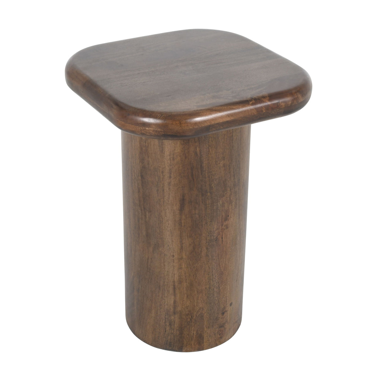 Mandara - Chairside Table - Dark Brown