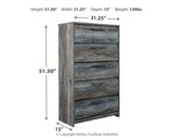 Baystorm - Five Drawer Chest