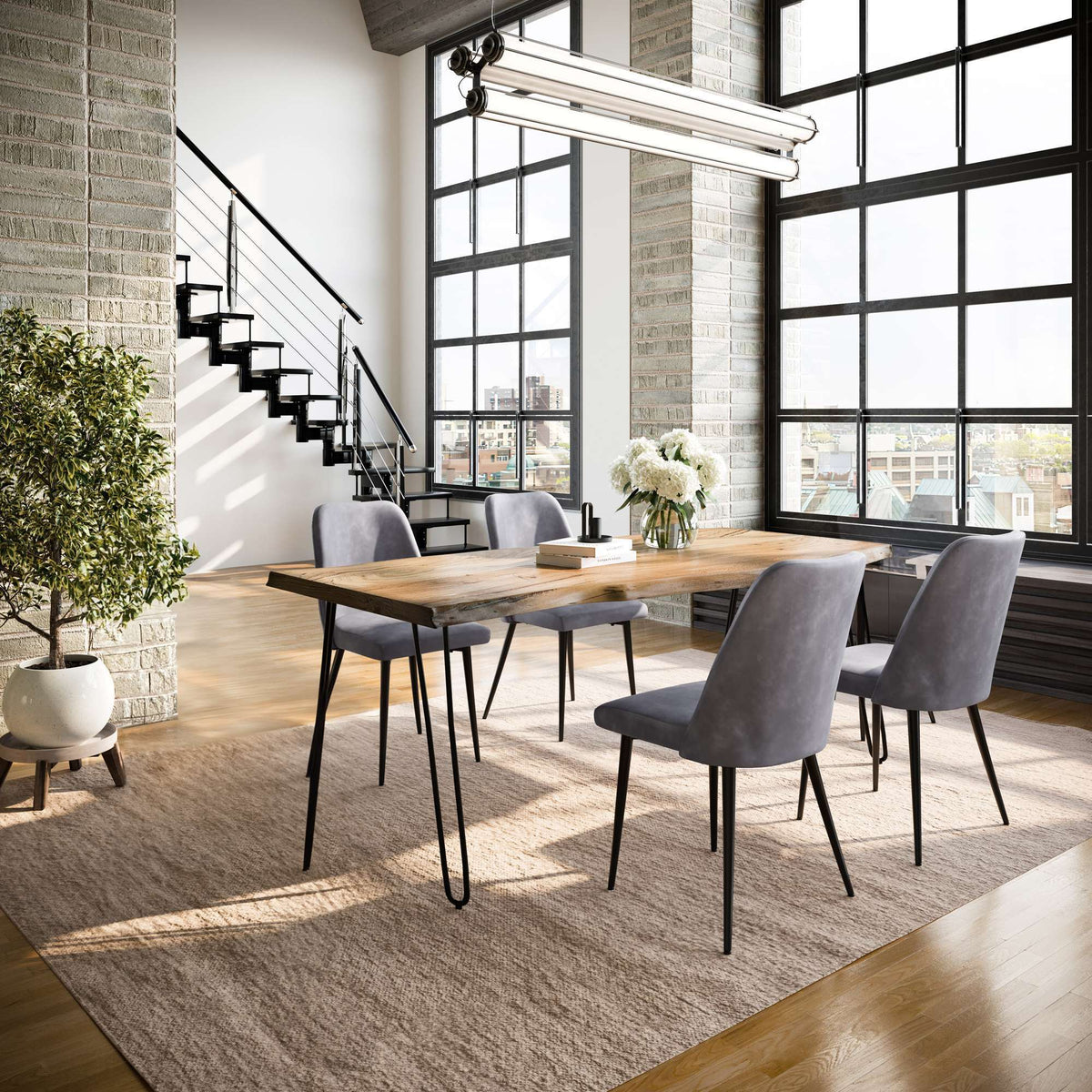 Nature's Edge - Dining Set - Natural