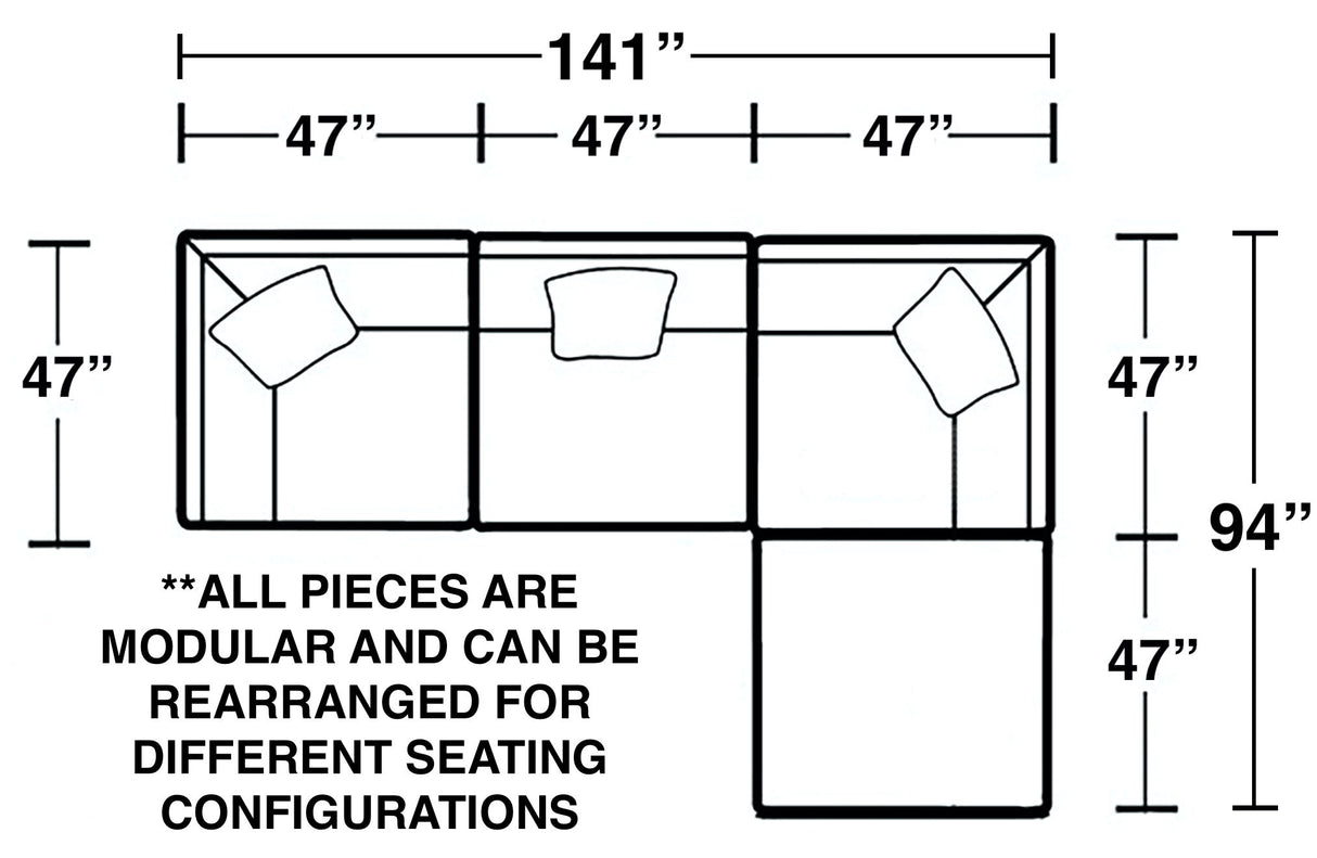 Posh - Sectional Set