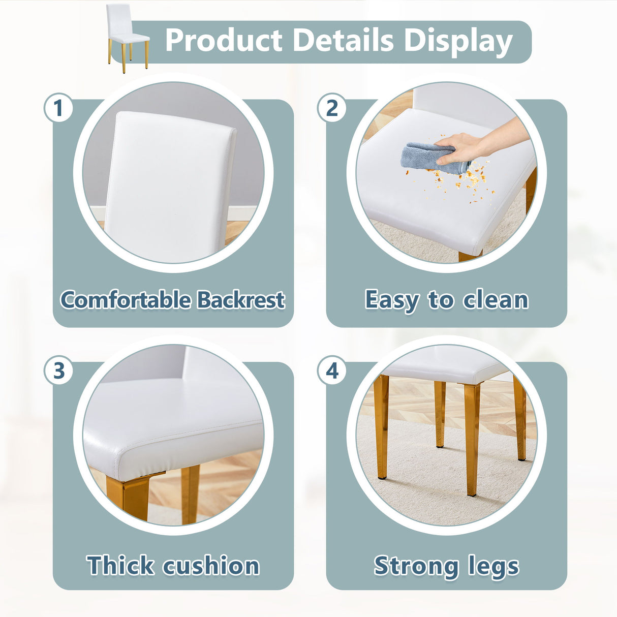 Modern Dining Chairs With Metal Legs