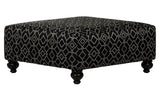 Cumberland - Cocktail Ottoman - Onyx