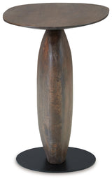 Cormmet - Accent Table - Brown / Black