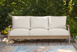 Carter Hall - Beige - Sofa With Cushion