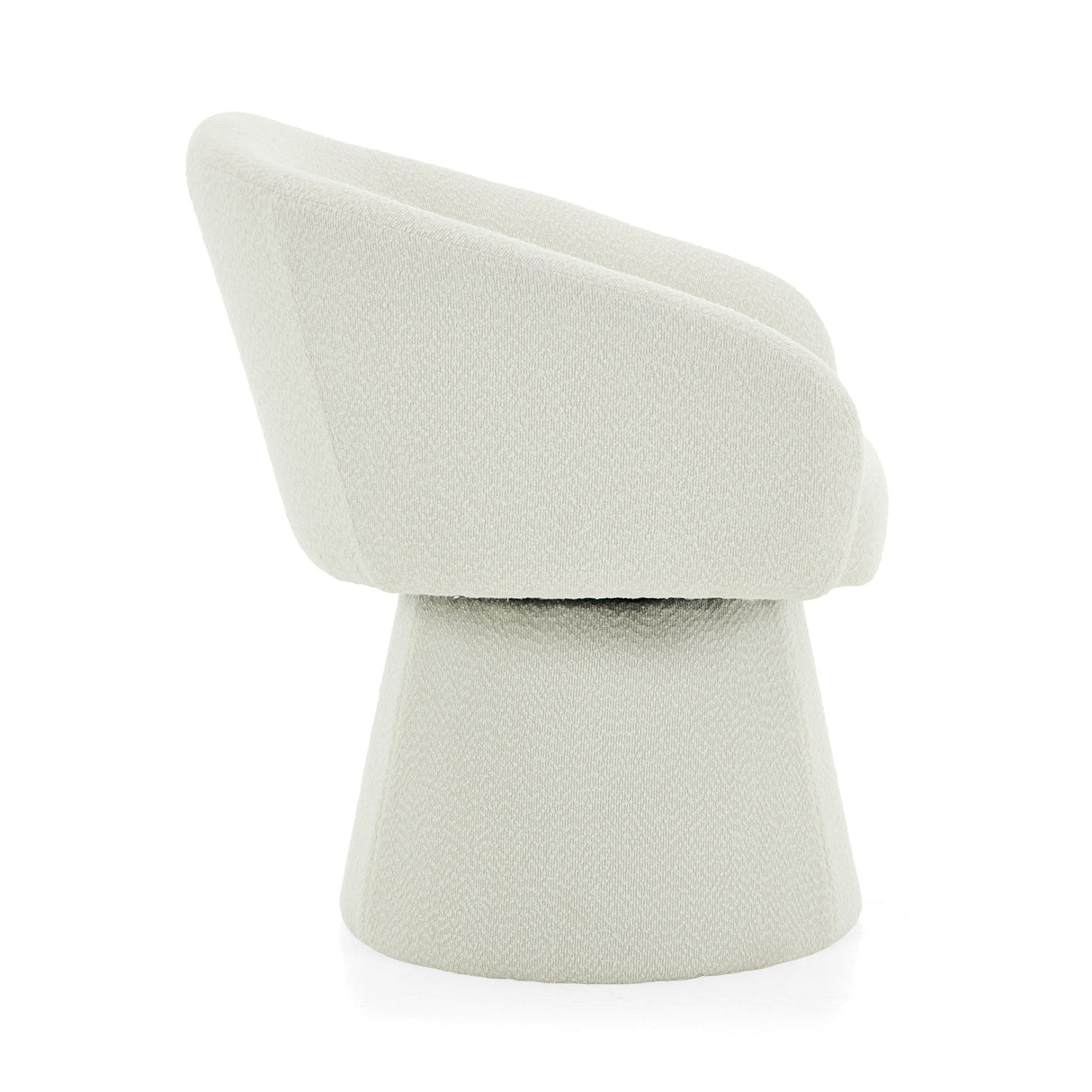 Modern Swivel Accent Chair With Ergonomic Barrel Design