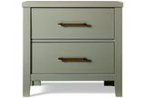 Pure Maple - Night Stand - 2 Drawer - Sage