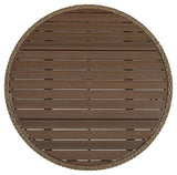 Amaris - Round Dining Table - Brown / Black