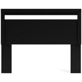 Finch - Queen Panel Headboard - Black
