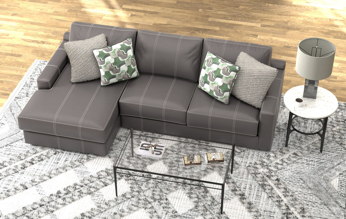 Minori - Italian Leather Sectional Sofa