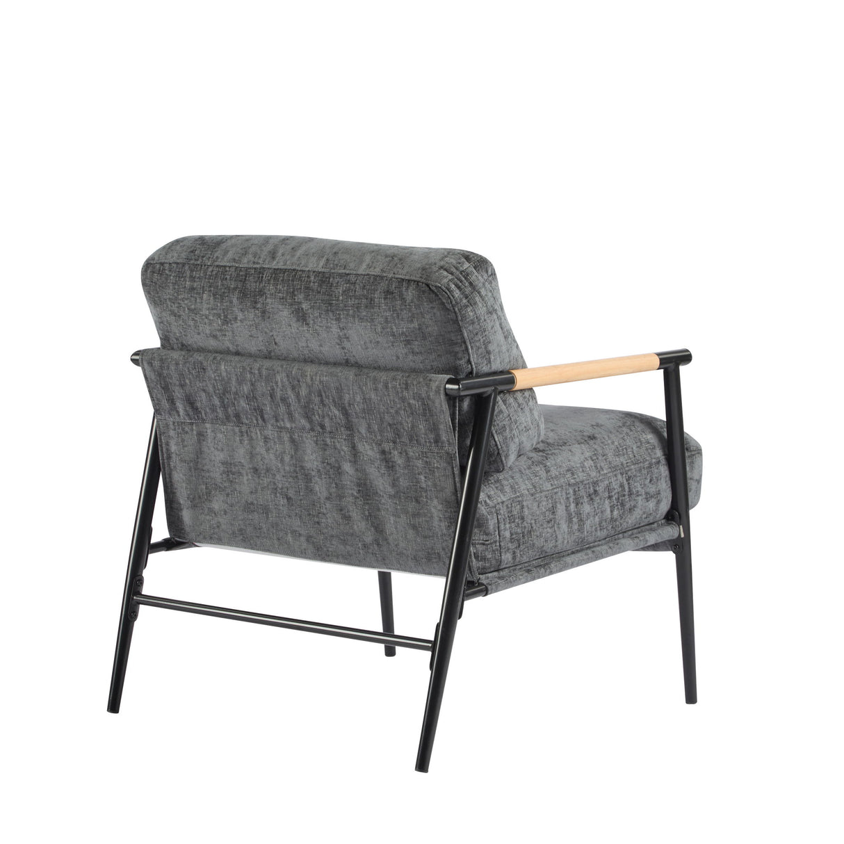 Modern Accent Chair With Plush Cushions, Cozy Seating