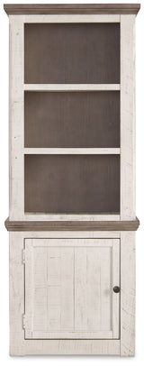 Havalance - Left Pier Cabinet - Brown / Beige