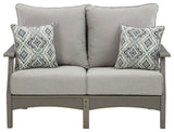 Visola - Loveseat With Cushion - Gray