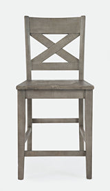 Outer Banks - X Back Stool (Set of 2) - Driftwood Gray