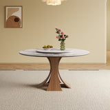 Dining Table Set With Wooden Base