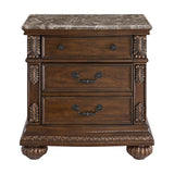 Cadenza - Nightstand With USB-C - Brown