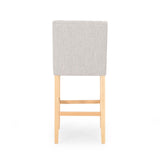 Vienna - Contemporary Fabric Tufted & Wingback Counter Stools (Set of 2)