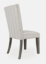 Telluride - Upholstered Dining Chair (Set of 2) - Driftwood Gray / Beige