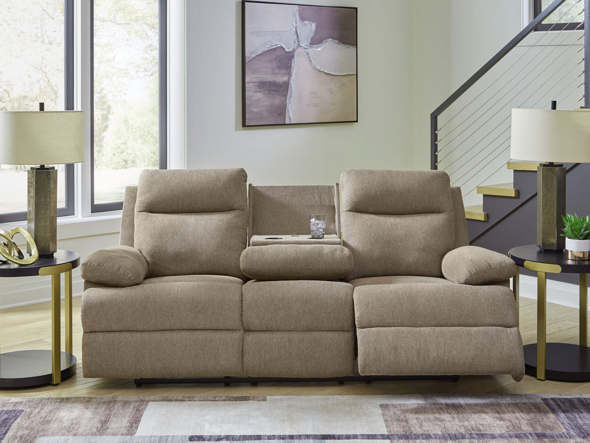 Side-Swipe - Reclining Sofa With Drop Down Table