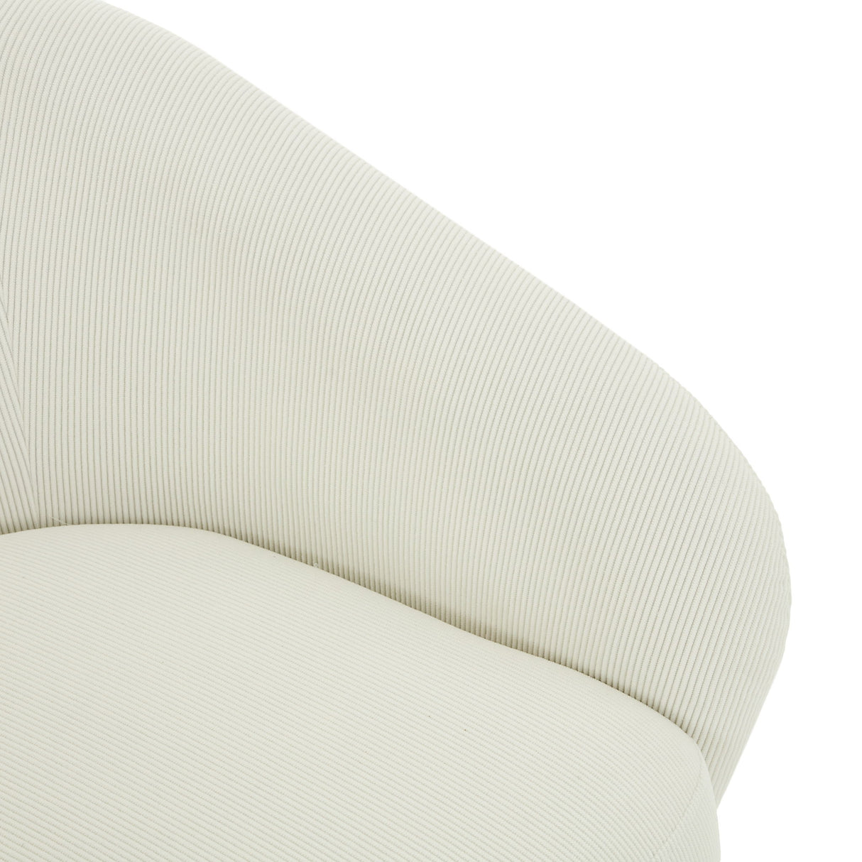 Modern Swivel Accent Chair With Ergonomic Barrel Design