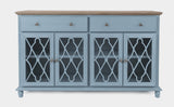 Aurora Hills 4 Door Accent Cabinet
